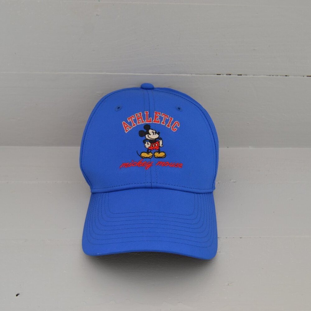 Disney Mickey Mouse Athletic Golf Hat Nike Legend91 DriFit Cap Adjustable Blue
